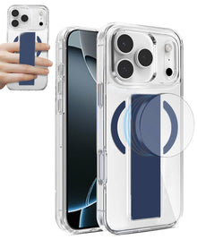 iPhone 17 Pro / 18 Pro Crystal Clear MagGrip Case - Blue Phone Case - Pro iPhone Repair