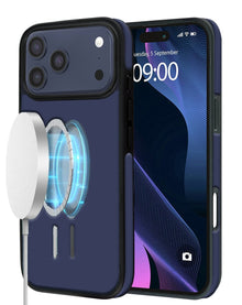 iPhone 17 Pro Max / 18 Pro Max Slim Wireless Charging Case - Blue Phone Case - Pro iPhone Repair