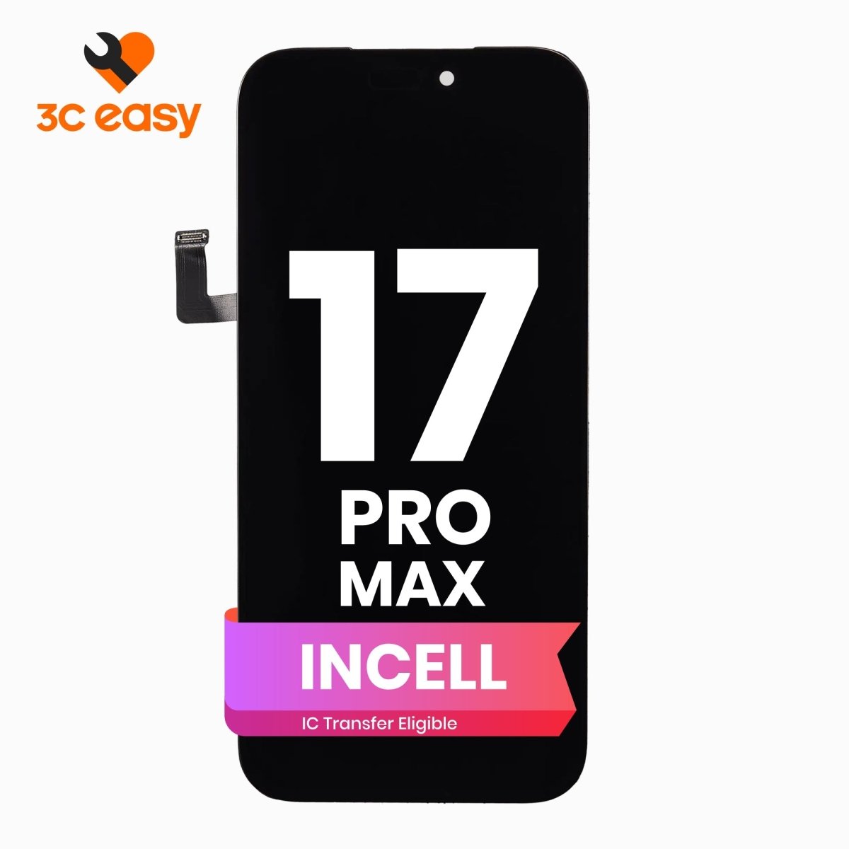 iPhone 17 Pro Max Screen Replacement – 3C EASY Replacement Part (INCELL) - Pro iPhone Repair