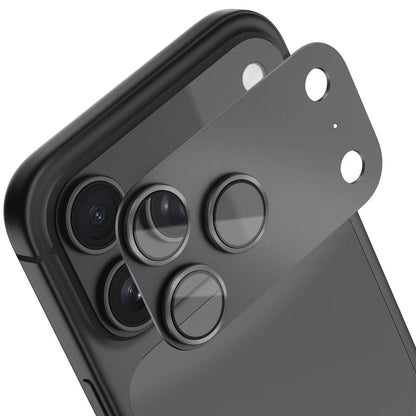 Mello Full Optic Guard camera lens protector for iPhone 18 Pro, retail box front and back