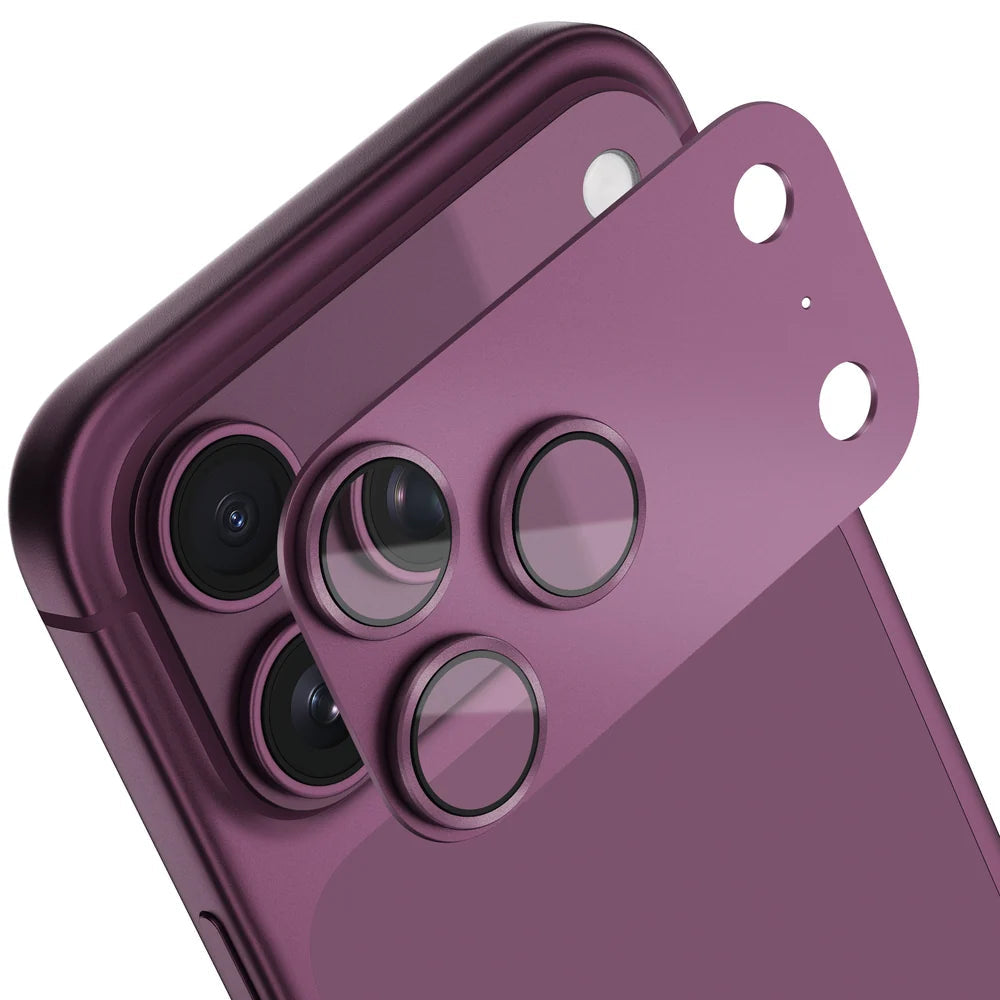Mello Full Optic Guard camera lens protector for iPhone 18 Pro, retail box front and back