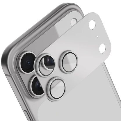 Mello Full Optic Guard camera lens protector for iPhone 18 Pro, retail box front and back