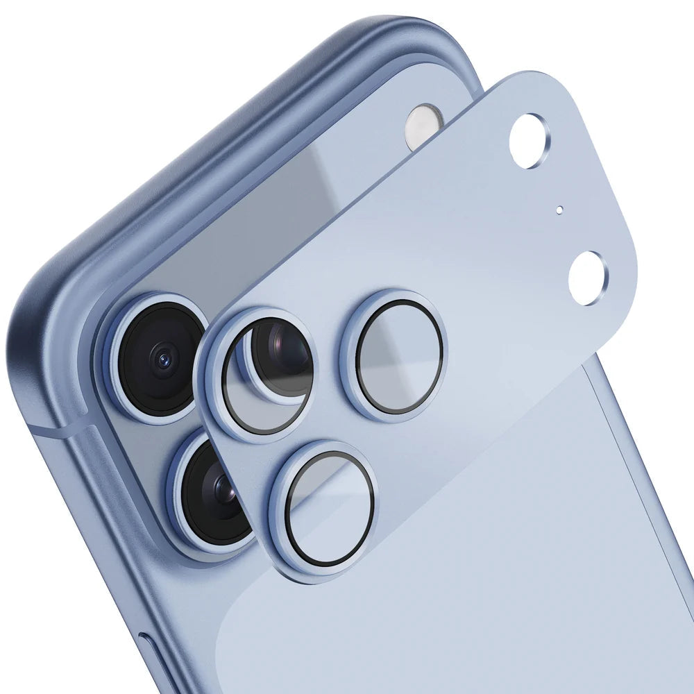 Mello Full Optic Guard camera lens protector for iPhone 18 Pro, retail box front and back