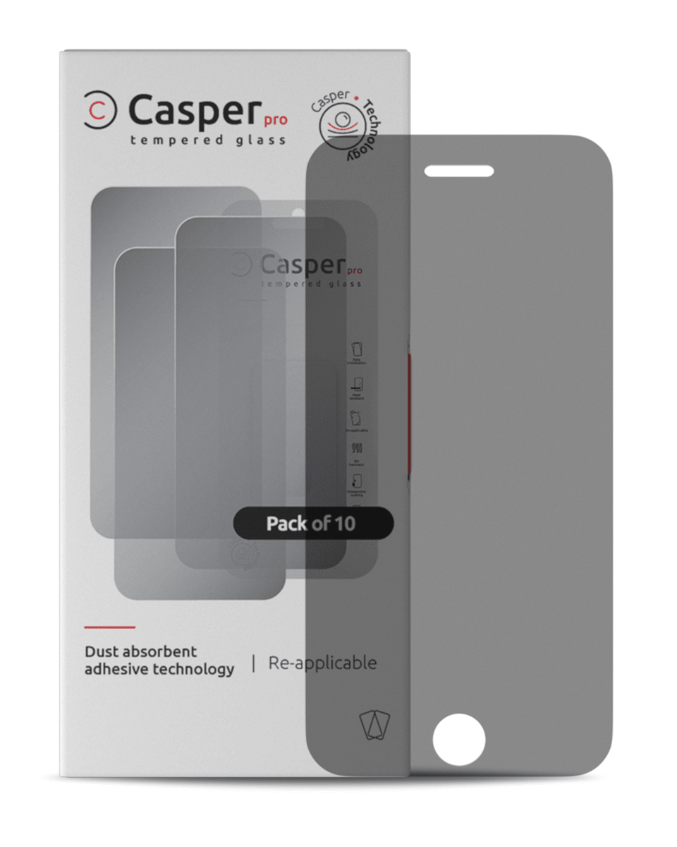 iPhone 6 / 6S / 7 / 8 / SE (Privacy, 9H) Casper Pro Tempered Glass Screen Protector Screen Protector - Pro iPhone Repair