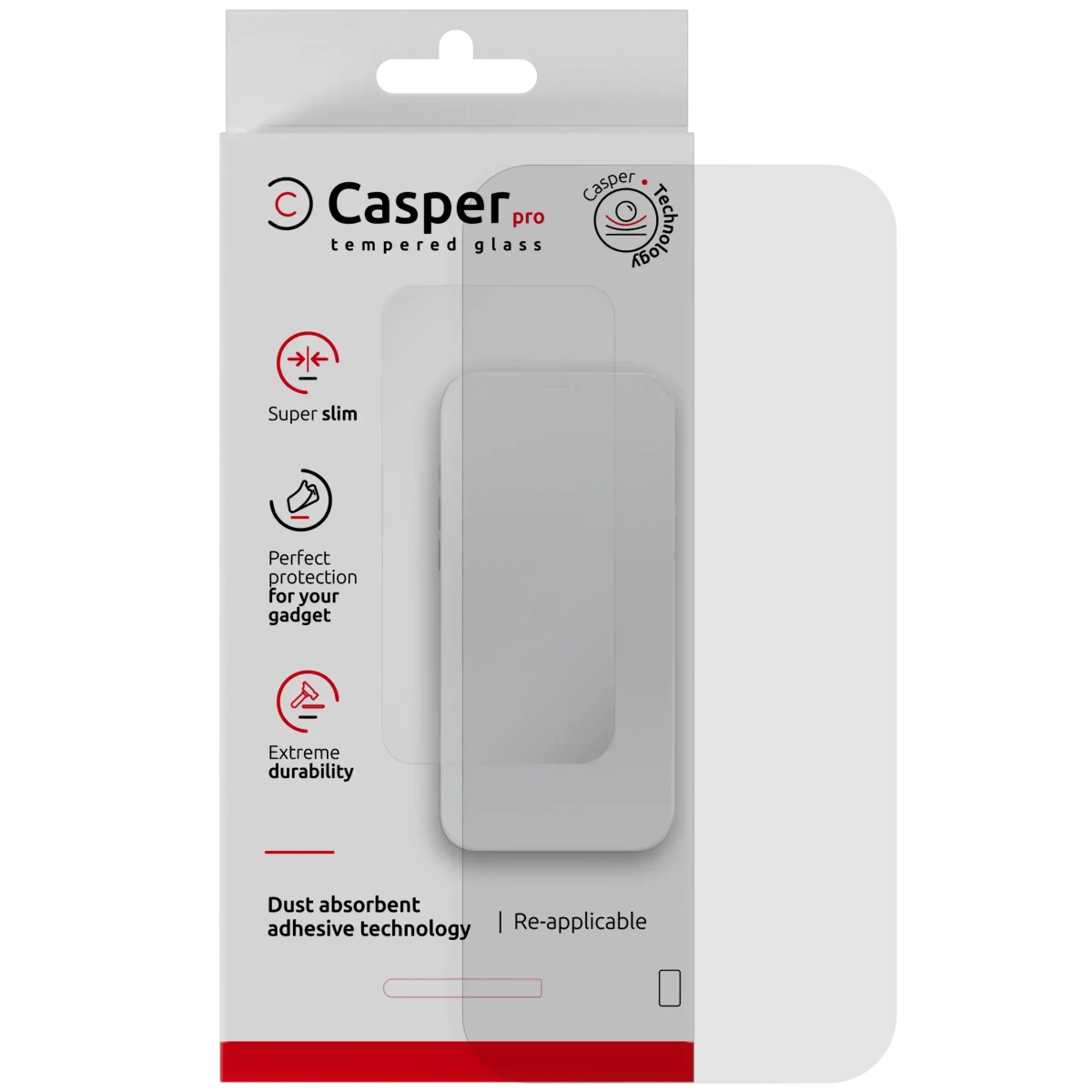iPhone Air (Clear 9H, HD) Casper Pro Tempered Glass Screen Protector Screen Protector - Pro iPhone Repair