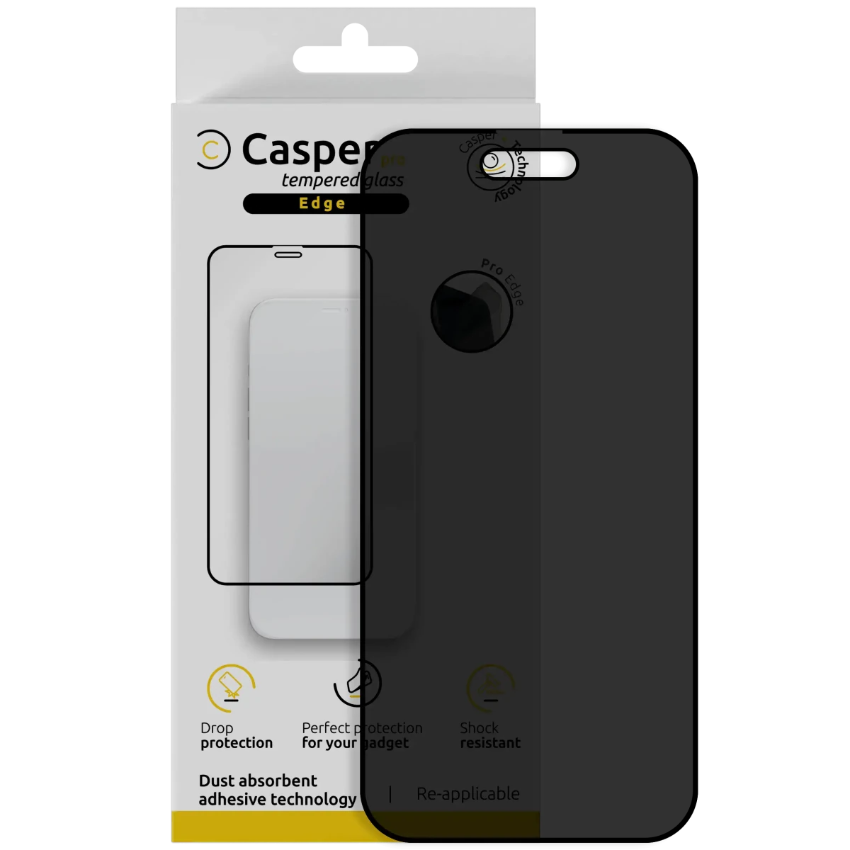 iPhone Air (Privacy + Edge, 9H) Casper Pro Tempered Glass Screen Protector Screen Protector - Pro iPhone Repair