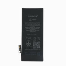 PISEN iPhone SE 2 replacement battery, back side with safety warnings and certification marks
