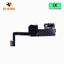 3C EASY original iPhone X ear speaker assembly with proximity sensor flex cable and connector