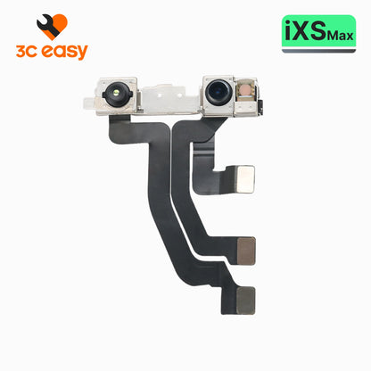 3C EASY original front camera module for iPhone XS Max with dual sensors, lens side