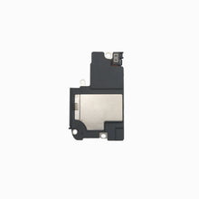 iPhone XS Max loudspeaker module reverse side showing metal plate and flex contact