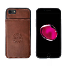 Leather Pocket Wallet Magnetic Case - Brown for iPhone 7G / 8G / SE 2020 Phone Case - Pro iPhone Repair