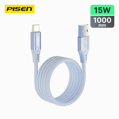 MagiPi Magloop USB-A to USB-C Cable (15W) PISEN Fast-Charging Cable with Magnetic Strap (TC-FC32-1000) - Pro iPhone Repair