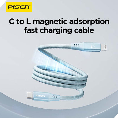 MagiPi Magloop USB-C to Lightning Cable 1m (27W) PISEN PD Fast-Charging iPhone Cable (CL-FC12-1000) - Pro iPhone Repair