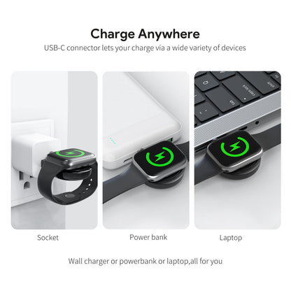ESOULK magnetic wireless Apple Watch charger in black – view 6