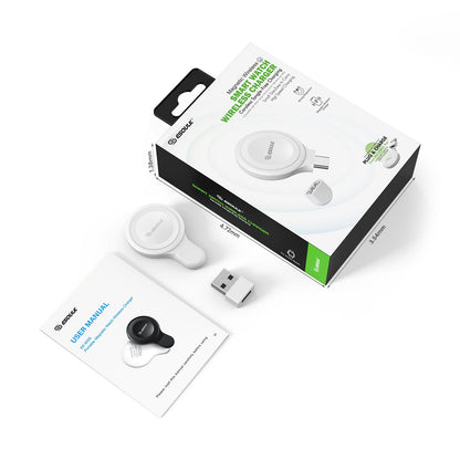 ESOULK magnetic wireless Apple Watch charger in white – view 2