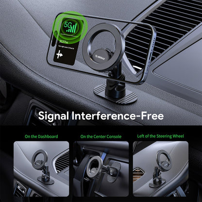 ESOULK dashboard magnetic car phone mount – package contents