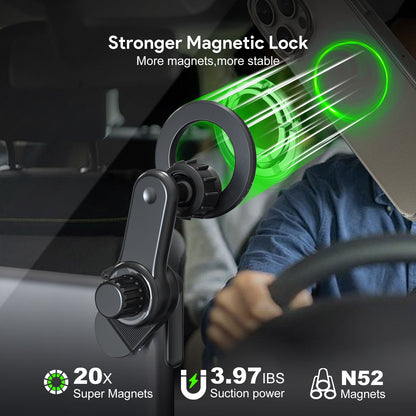 ESOULK magnetic phone holder for Tesla center screen – angle view