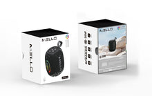 Mello Jingle 30W Mini Bluetooth Speaker – Pocket Wireless Speaker with RGB Glow, Black – retail box with product photo