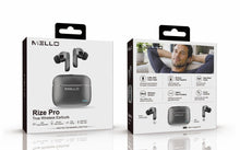 Mello Rize Pro True Wireless Earbuds – 6-Mic ENC, 40-Hour Playtime, Bluetooth 6.0, Black Wireless Earbuds - Pro iPhone Repair