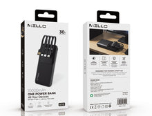 Mello Strand 10,000 mAh Power Bank – Built-In USB-C, Lightning & Micro Cables, Black Power Bank - Pro iPhone Repair