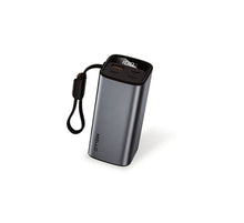 Mello Surge 20,000 mAh Power Bank – 30W Fast Charge, Built-In USB-C Cable, Gray Power Bank - Pro iPhone Repair