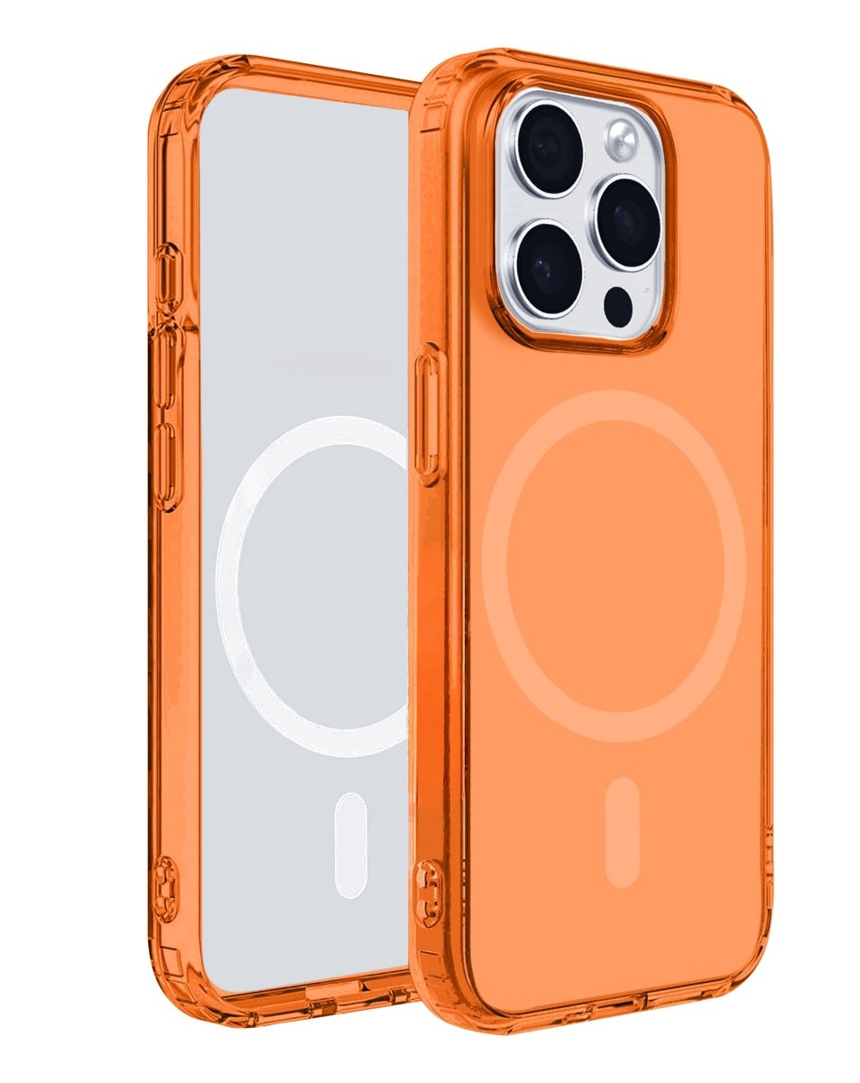 MirrorShield MagSafe Case (Orange) for iPhone 15 Pro Max Phone Case - Pro iPhone Repair