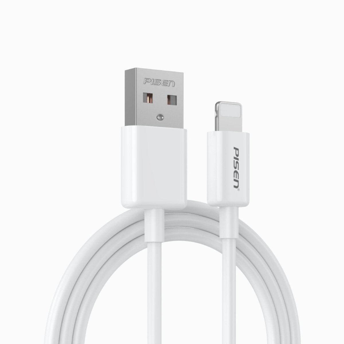 Mr White USB-A to Lightning Cable 1m PISEN Charging & Sync iPhone Cable, White (AL05-1000) - Pro iPhone Repair