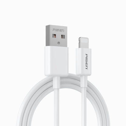 Mr White USB-A to Lightning Cable 1m PISEN Charging & Sync iPhone Cable, White (AL05-1000) - Pro iPhone Repair