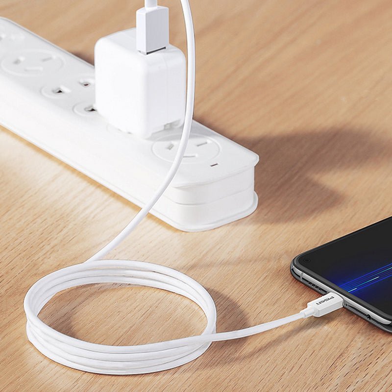 Mr White USB-A to USB-C Cable 1m PISEN Charging & Sync Cable, White (TC25-1000) - Pro iPhone Repair