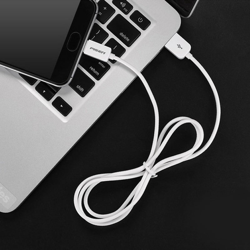 Mr White USB-A to USB-C Cable 1m PISEN Charging & Sync Cable, White (TC25-1000) - Pro iPhone Repair
