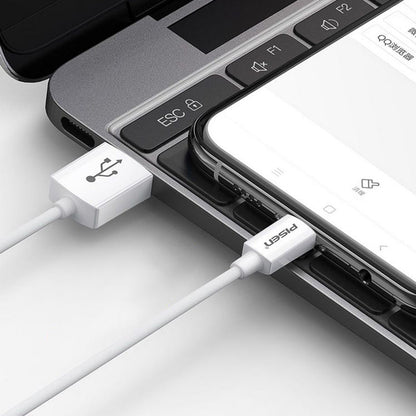 Mr White USB-A to USB-C Cable 1m PISEN Charging & Sync Cable, White (TC25-1000) - Pro iPhone Repair