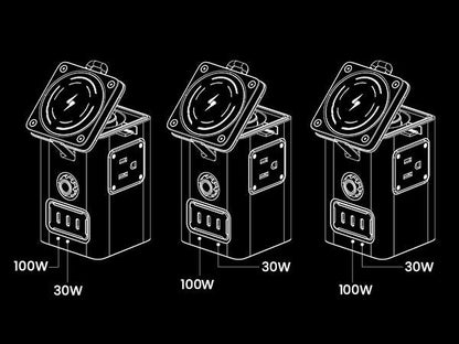 PISEN 140W GaN MagStation 8-in-1 Charging Hub – Magnetic Wireless Desktop Power Socket (KF27) - Pro iPhone Repair
