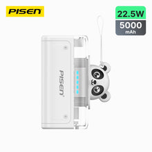 PISEN 2-in-1 Power Bank 5000mAh 22.5W – Built-In Connector Mini Portable Charger (TP-D139) - Pro iPhone Repair