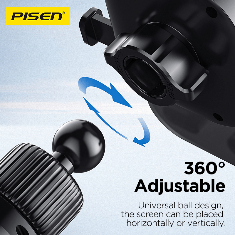 PISEN Anti-Shake Gravity Car Phone Holder – Auto-Grip Vent Mount (TP-ZJ02) - Pro iPhone Repair