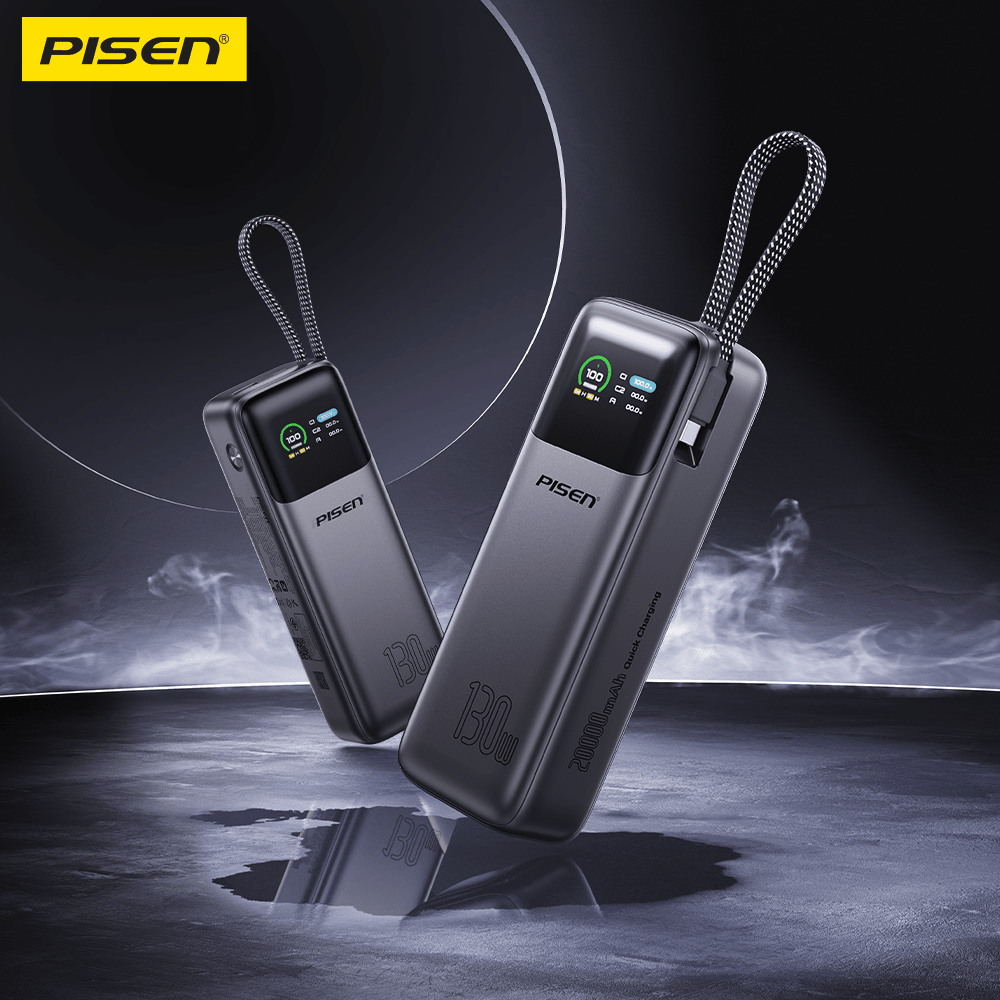 PISEN Bolt 130W 20000mAh Power Bank – High-Speed USB-C Laptop Portable Charger (TP-D107) - Pro iPhone Repair