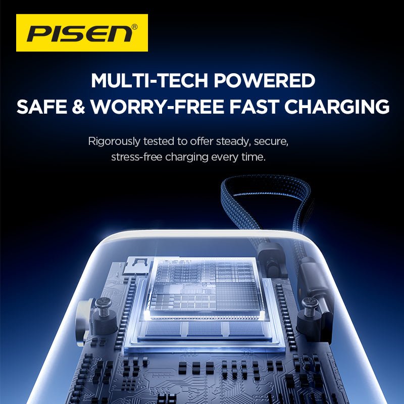 PISEN Bolt 240W 27000mAh Power Bank – Ultra-Fast USB-C Laptop Portable Charger (TP-D106) - Pro iPhone Repair