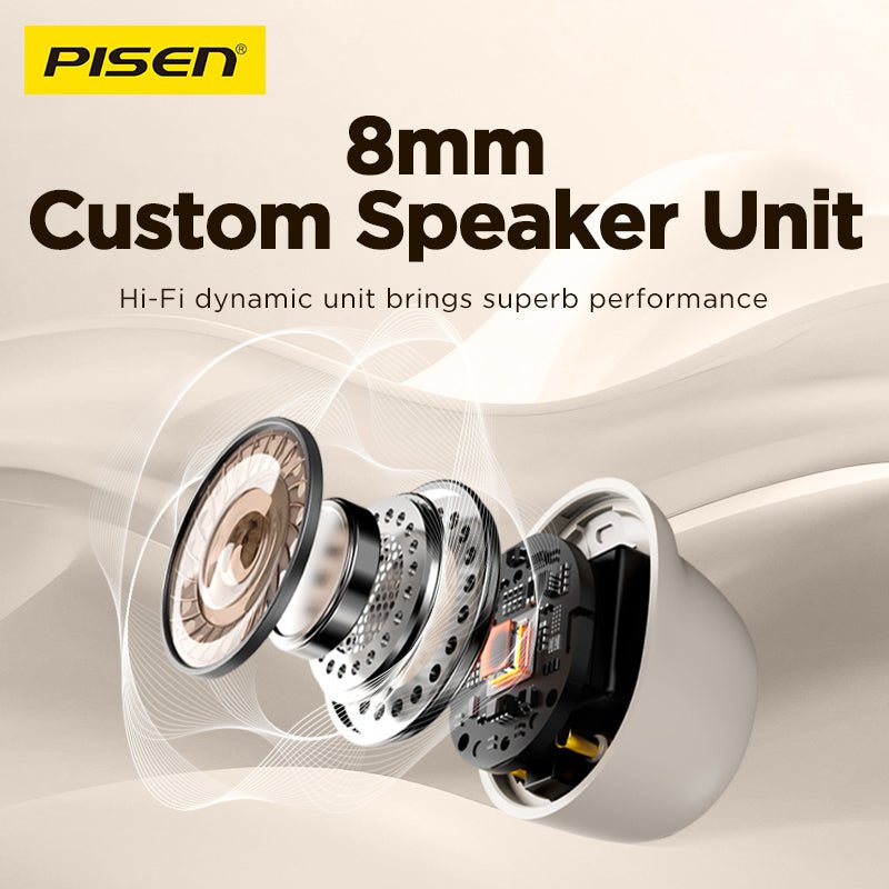 PISEN C3 True Wireless Earbuds – Bluetooth In-Ear Headphones with Mic (BHD-TW10) - Pro iPhone Repair