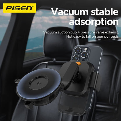 PISEN Dashboard Car Phone Holder – Suction Cup Mount for Windshield & Dash (TP-ZJ04) - Pro iPhone Repair