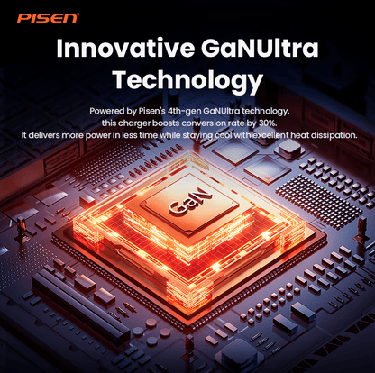 PISEN Gamer Utility 65W 4-Port GaNHub Fast Charger – USB-C Desktop Charging Station (TP-C31) - Pro iPhone Repair