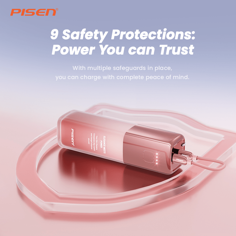 PISEN GlamVolt 30W Power Bank 5000mAh – Slim Fast-Charging Portable Charger (TS-D327) - Pro iPhone Repair