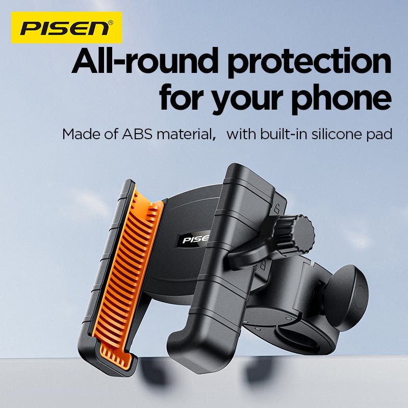 PISEN Half-Enclosed Bike Phone Holder – Handlebar Mount for Cycling (TP-ZJ01) - Pro iPhone Repair