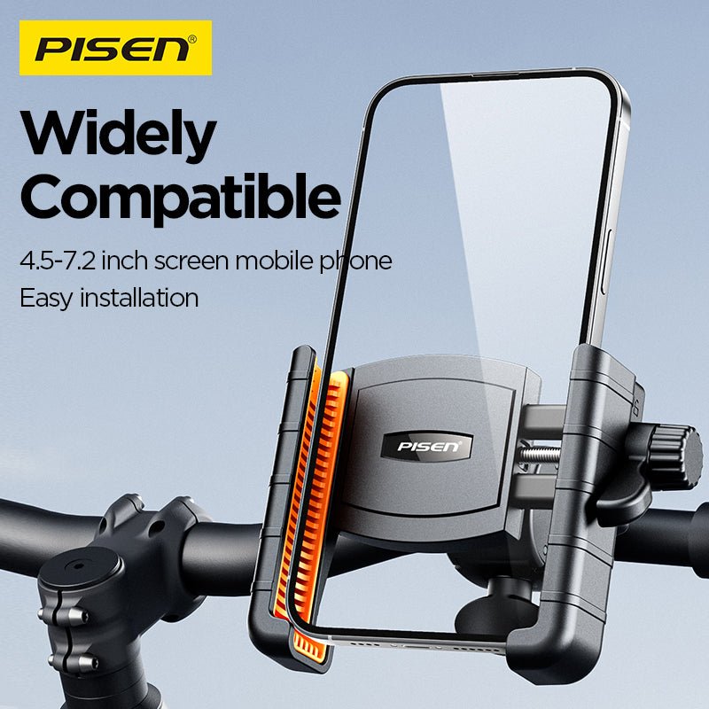 PISEN Half-Enclosed Bike Phone Holder – Handlebar Mount for Cycling (TP-ZJ01) - Pro iPhone Repair