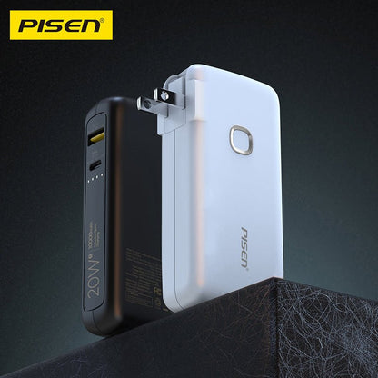 PISEN High Power Box 20W Power Bank 10000mAh – Fast-Charging Portable Charger (TS-D308) - Pro iPhone Repair