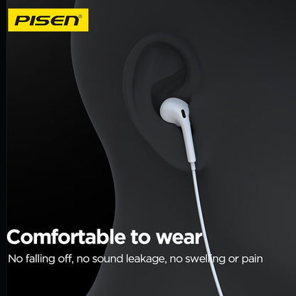 PISEN In-Ear Wired Earphones – Stereo Earbuds with Mic (AP03) - Pro iPhone Repair