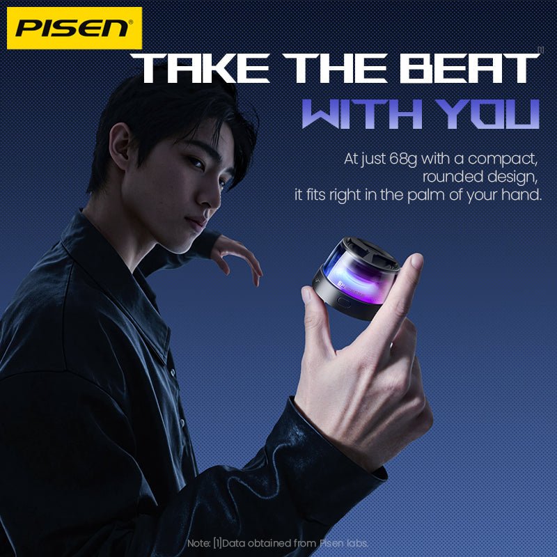 PISEN M1 Magnetic Wireless Bluetooth Speaker – Portable MagSafe Mini Speaker, Black (TP-YX01) - Pro iPhone Repair