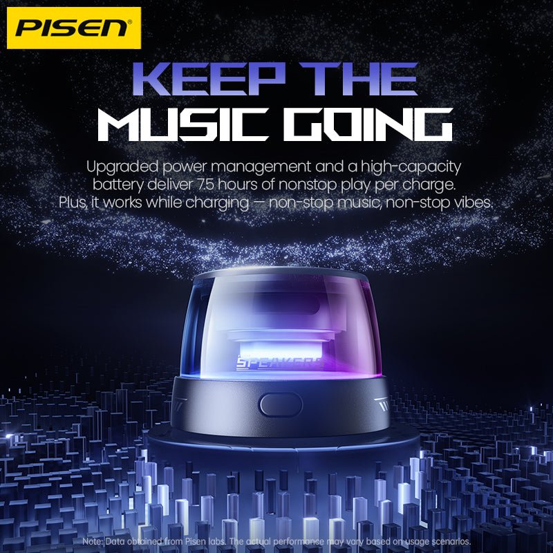 PISEN M1 Magnetic Wireless Bluetooth Speaker – Portable MagSafe Mini Speaker, Black (TP-YX01) - Pro iPhone Repair