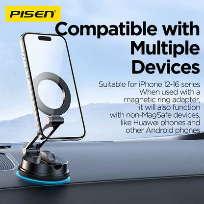 PISEN Magnetic Car Phone Holder – MagSafe Vent Mount for Dashboard (TP-ZJ06) - Pro iPhone Repair
