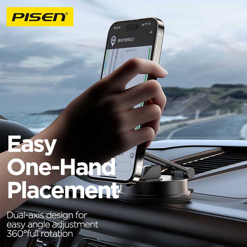 PISEN Magnetic Car Phone Holder – MagSafe Vent Mount for Dashboard (TP-ZJ06) - Pro iPhone Repair