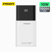 PISEN Mr White 10000mAh Power Bank – Portable Charger with Digital Display, White (TP-D33) - Pro iPhone Repair