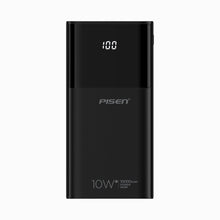 PISEN Mr White 10000mAh Power Bank – Portable Charger with Digital Display, White (TP-D33) - Pro iPhone Repair